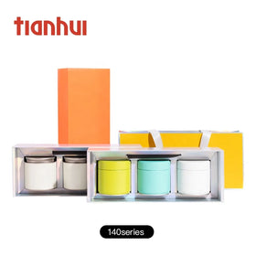Wholesale Customization Food Grade Paper Cardboard Drawer Packaging Box with 500ml 20oz Tin Cans for Cookie Dry Fruit Storage