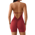 Women's Adjustable Yoga Bodysuit & Jumpsuit Tummy Control Compression Stretchy Scrunch Sports Bodysuit & Jumpsuit