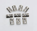 Custom Security Flat Half Round Nut M8 Plain Surface Carbon Steel Material Flat Half Round Round Security Nut