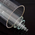 JR Glass High Borosilicate Transparent Heat Resistant Large Diameter Glass Tube