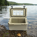 40QT Eco-friendly PE Thermal Insulated Cooler Box Rotomolded Plastic for Food Storage with Ice Packs