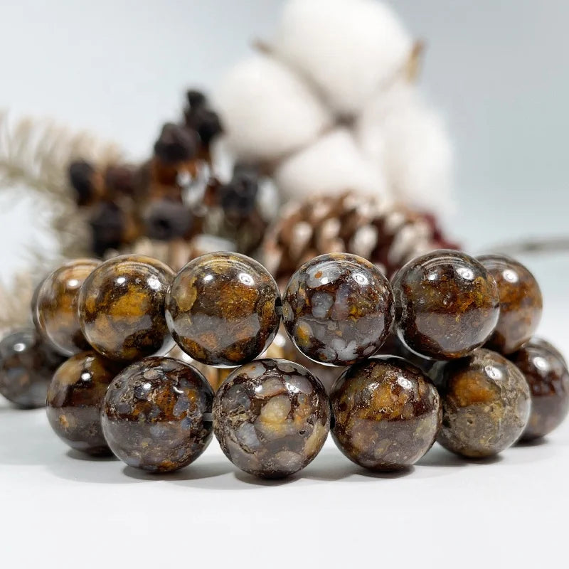 Wholesale Natural Fire Lace Opal Gemstones Loose Beads for Jewelry Making Bracelets Necklaces 15.5"