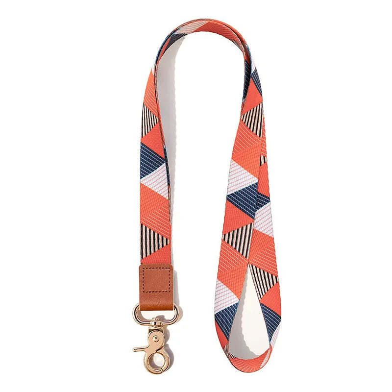 Neck Polyester Lanyard Heat Transfer Printed Lanyard