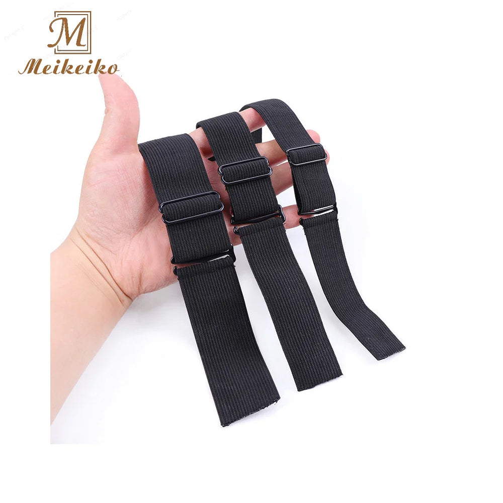 Adjustable Elastic Bands for Wigs 2.8/3/3.5cm  a Style Black Nylon  Making Wig Caps Hair Net Lace Net Sewing Rubber Wig Making