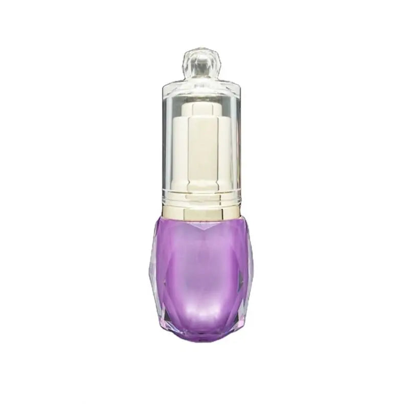 10ml in Stock Ready Ship Purple Empty Serum Bottle Acrylic Dropper Bottle Customizable Printing for Cosmetic Skin Care Packaging