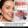 Custom Prviate Label Moisturizing Velvet Vegan Cream Blush Highly Pigmented Waterproof Smooth Blendable Cheek Tint