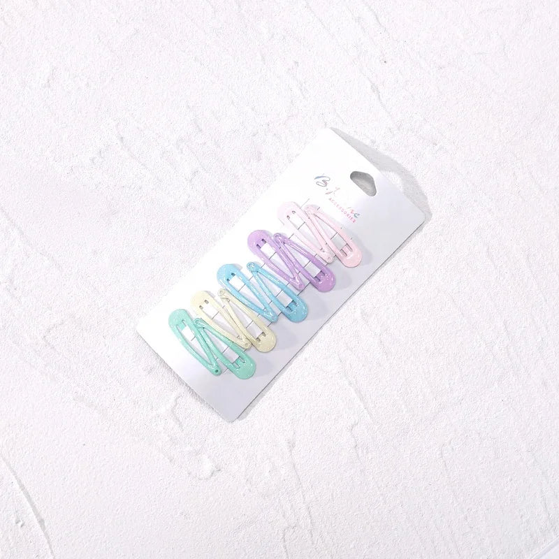 Trending Hot Products Water Drop Clips Bb Clip Cute Candy Color Ladies Hair Clip