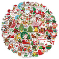 100PCS Christmas Stickers Holiday Party Stickers Holiday Gifts for Kids and Teens