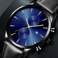 DEYROS New Arrive Leather Watch Minimalist Men Quartz Watch Male Simple Business Wristwatch Sport Clock Gift Relogio Masculino