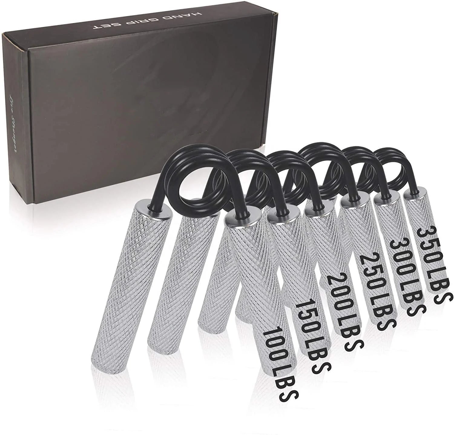 Custom LOGO and Weight Hand Grip Strength Trainer Kit Finger Exerciser Hand Strengthener Hand Fitness  Equipment