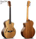 Deviser LS-580 Wholesale Acoustic Guitar 41inch All Walnt with Clever Jazz Features Design Factory Quality Service Direct Sales