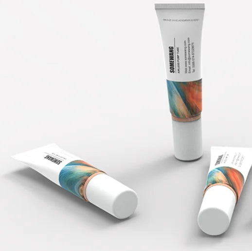 Soft Easy Squeeze Tubes 8ml Eye Cream & Lip Balm Containers Screen Printing Empty Plastic Cosmetic Packaging 10000 PE