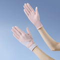 Custom logo Touch Screen Car Driving Anti UV Sun Production Summer Gloves