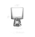 wholesale Thick-soled high-legged ice cream cup  juice glass cup Fuji laminated glass Creative cocktail glass for bar