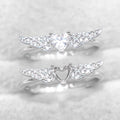 Sterling Silver 4*4mm Semi Mount Heart Shape Ring Empty Frame Blank Claws Setting S925 Base Without Center Stone for DIY Inlay