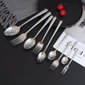 Wholesales Tableware Set Dinner Knife Fork Spoon Steak Stainless Steel Party Tableware Set Cutlery Kit