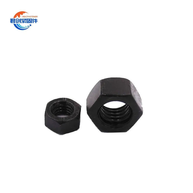 Black Zinc Plated Carbon Steel & Stainless Steel M3 Thread Certified Metric-Din934 Hex Nut