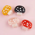 Midairy Fashionable Colorful Cute Mushroom Acetate Hair Clip Claw for Kids Girls Hair Accessories 47mm 4426