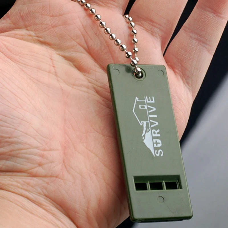 Outdoor Multiple Audio Survival Whistle First Aid Kits Emergency Signal Rescue Sport Referee Practical Team Gift