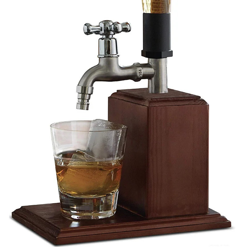 Dispenser Liquor Wooden Box with Spout
