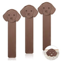 Hard Wearing PU Leather Bookmark Cute Dog Shape Bookmark Hot Selling Practical Page Marker Perfect Gifts for Book Enthusiasts