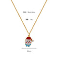 Christmas New All-match Ambiance Necklace Niche Design Does Not Fade Stainless Steel Accessories Girls