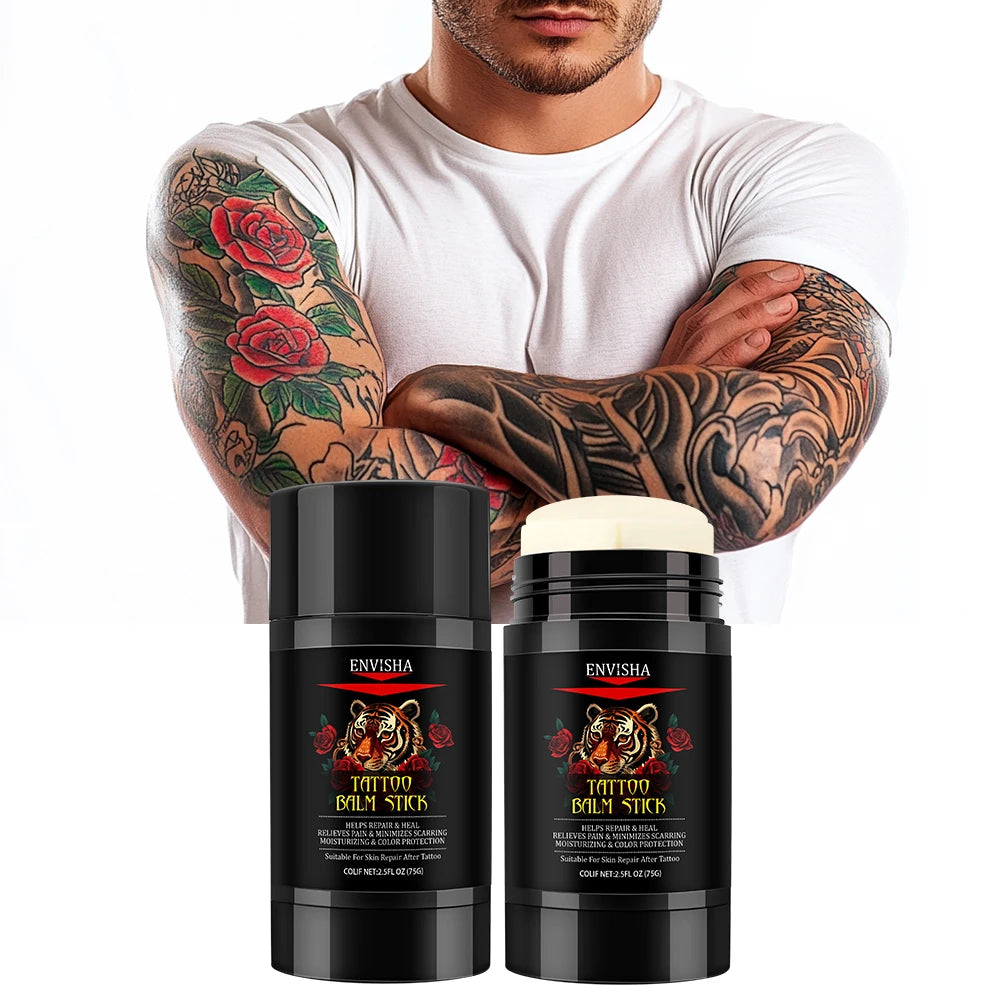 Private Label Natural Organic Moisturizing Protect Skin Fixating Color Helps Repair Tattoo Balm Stick