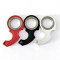 Hight Quality Aluminum Alloy Funny Fidget Anxiety Relief Keychain Spinner Karambit Spinner Ninja Keychain Spinner for Keys