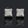 Classic Design Hip Hop Iced Out 925 Sterling Silver Screw Back GRA Certificated VVS Diamond Moissanite Stud Earring