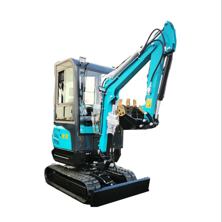 new Big Discount Construction Machine Work 2 Ton Mini Rubber Track Excavator With Cab Cabin Kubota diesel Engine