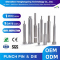 OEM Mold Parts Punch Pin 1.3mm Hole Punch Die Punch and Die Set Hardened Steel Pins