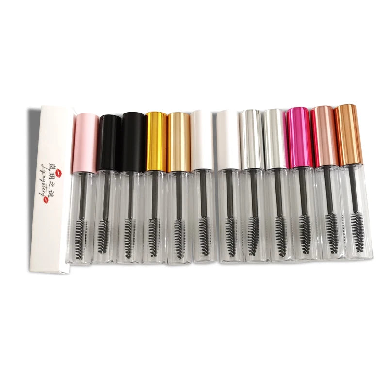 J100 Mascara Tube Empty Bottles Private Label Biodegradable Custom White Wholesale Brown Special Mascara Bottle for Eyelashes