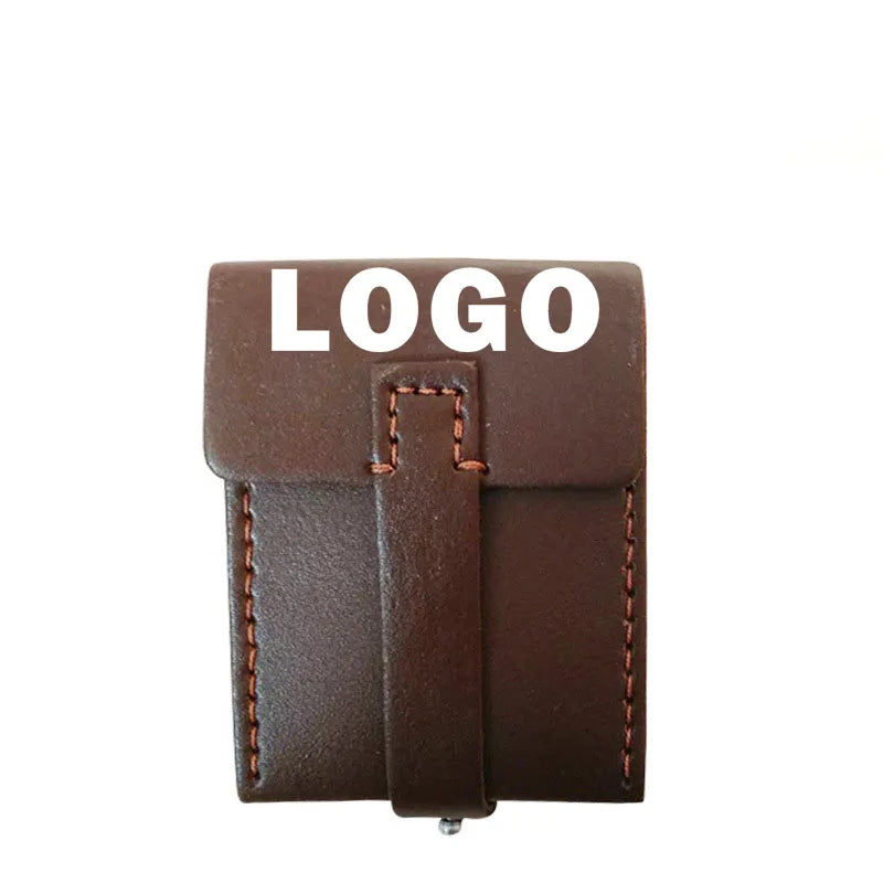Leather Belt Bag Case Special Purpose Box Style with Compass Detail
