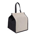 Lunch Food Delivery Extra Large Insulated Thermal Wine Cooler Bag Wholesale Non-Woven Zipper Closure Letter Pattern Thickened