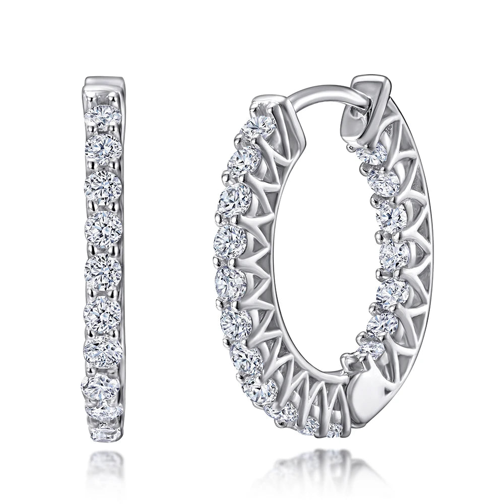New Arrive Studs Earrings Birthstone Colorful RZIRCONIA Hodium Plated Non Tarnish 925 Silver Earrings
