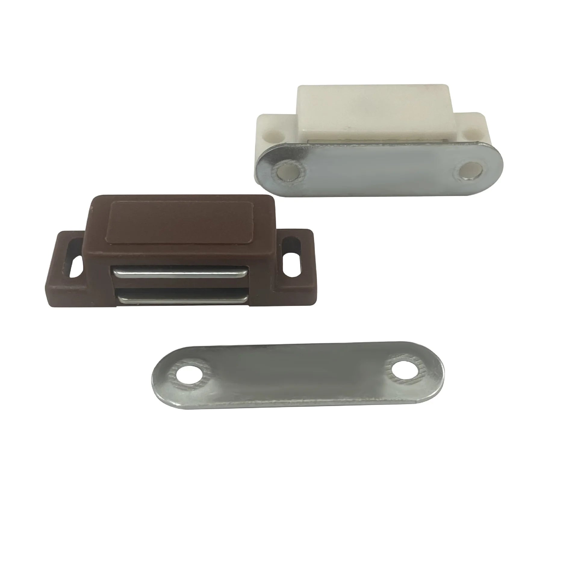 Factory Direct Hardware Cabinet Plastic Double Door with Magnetic Push and Suction for Kitchen Hotel or Living Room Use