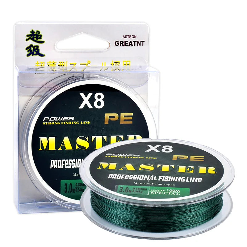 ABA 8 Strand super strong PE Braided Fishing Lines