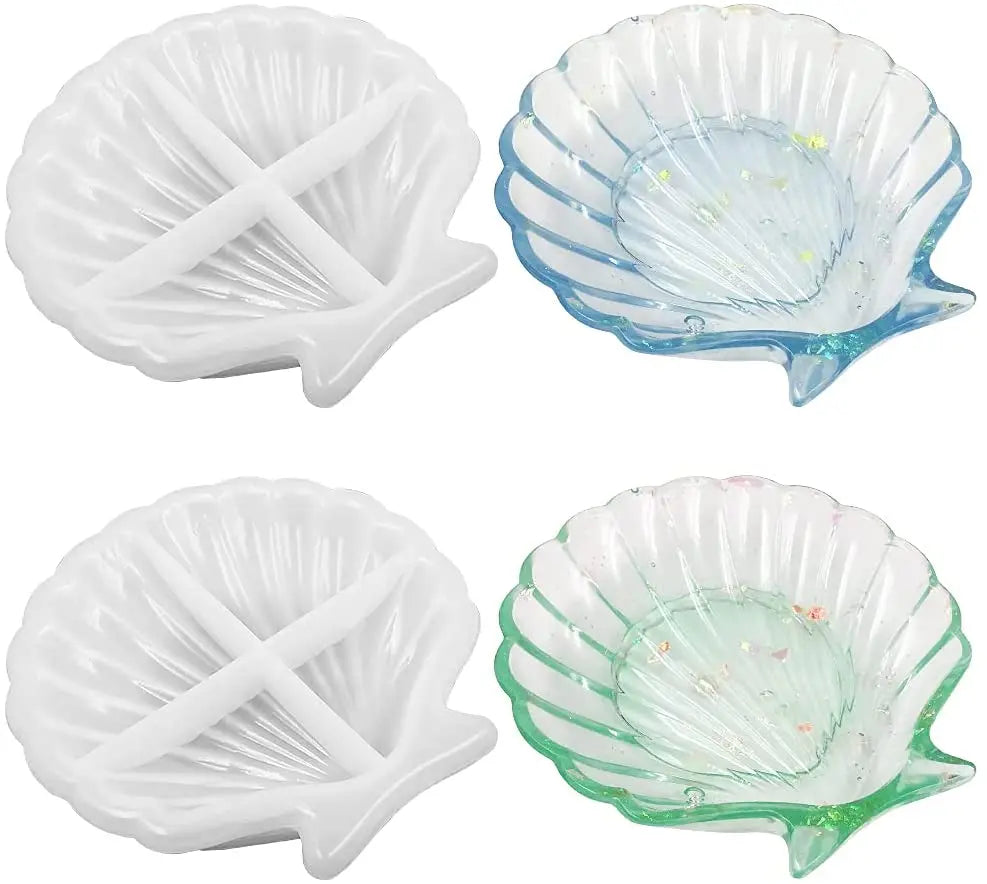 Resin Moulds 2 Silicone Moulds for Resin Casting Jewelry Box Soap Dish