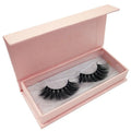 Custom Logo Luxury Art Paper Eyelash Packaging Box Empty Luxury Eyelashes Box with Matt Lamination and Embossing