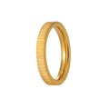 2025 New Gold Waterproof Jewelry Gifts Custom Logo Stainless Steel Minimalist Stackable Band Finger Rings