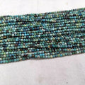Wholesale Grade Natural Smooth Gemstone  Turquoise Polish 3MM Stone Beads for Jewelry Making
