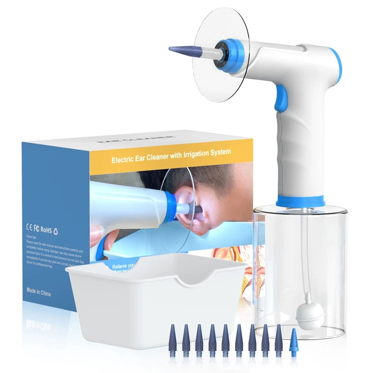 Electric Earwax Washer Ear Cleaning Remover Ear Wax Irrigation System Flusher Irrigator