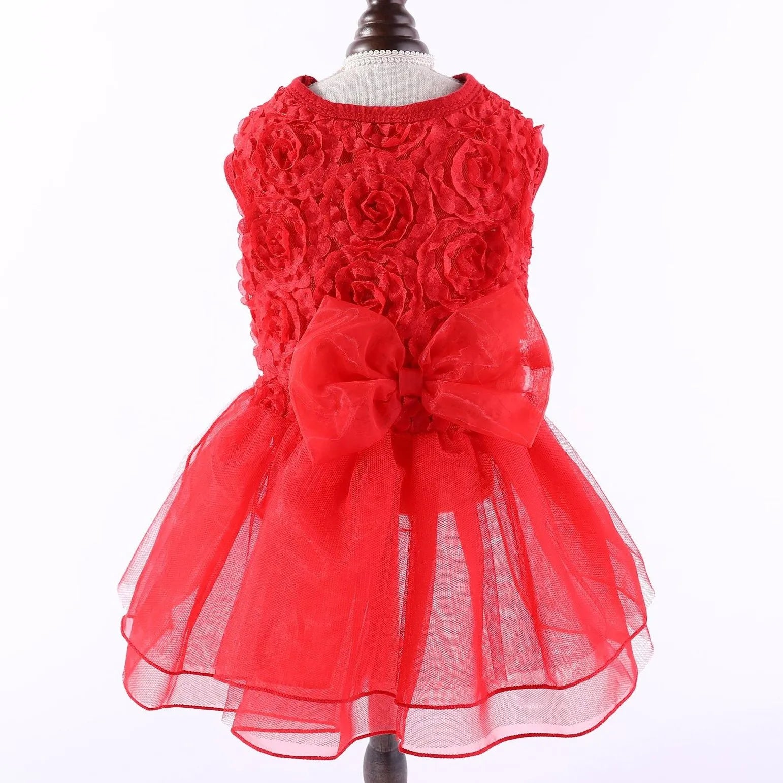 Wholesale Luxury love and Roses Pet Dog Dress