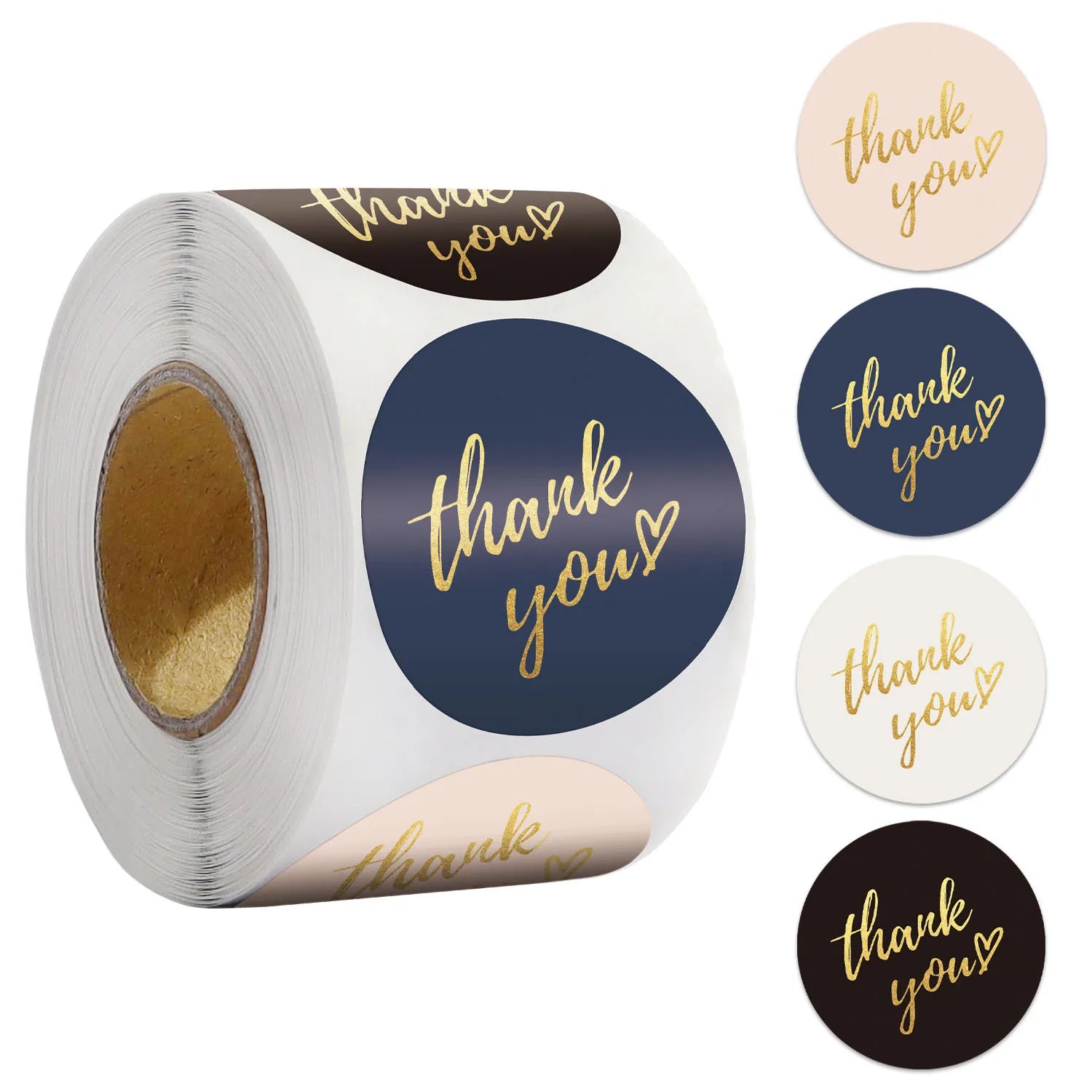 Thank You for Supporting My Small Business Stickers 500 Pcs Per Roll Shopping Sticker Packaging Label