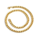Classic Gold Plated Stainless Steel Jewelry Necklace Chains Women Men Figaro Cuban Link Stainless Steel Chain Waterproof Chain