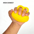 IRONDONKEY TPR Four Finger Rehabilitation Gripper Foot Back Yoga Exercise Fitness Ball Strength Loop Grip Strength Device