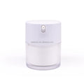 Empty Cosmetic Container 30ml White Acrylic Airless Pump Jar for Cream