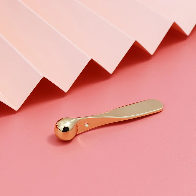 Wholesale Small Skin Care Beauty Metal Cosmetic Spatula Eye Cream Facial Spoon Eye Face Massage Eye Massage Spoon