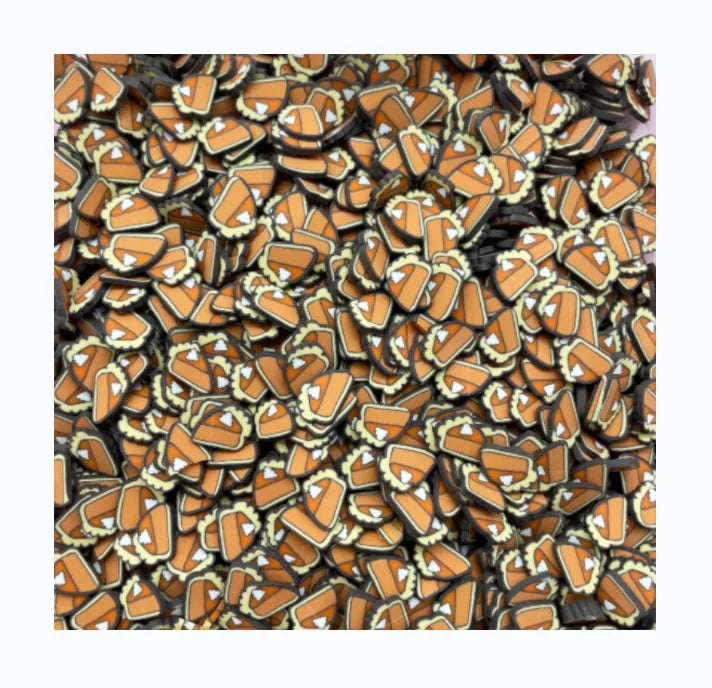 Pumpkin Pie Sprinkles Fall Thanksgiving Sprinkle Slices Polymer Clay Sprinkles Bread for DIY Crafts