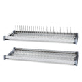 Aluminum Alloy Dish Pull Out Basket Kitchen Cabinet Fixed Dish Rack for Sink Storage Metal Material